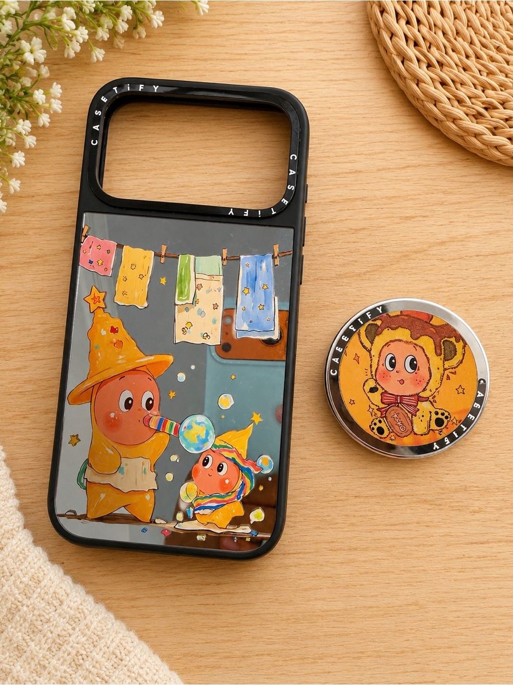 POP MART x CASETiFY Twinkle Twinkle iPhone Case + Phone Grip